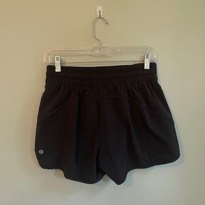 Women’s Lululemon Tracker Shorts, Black, Sz 10
